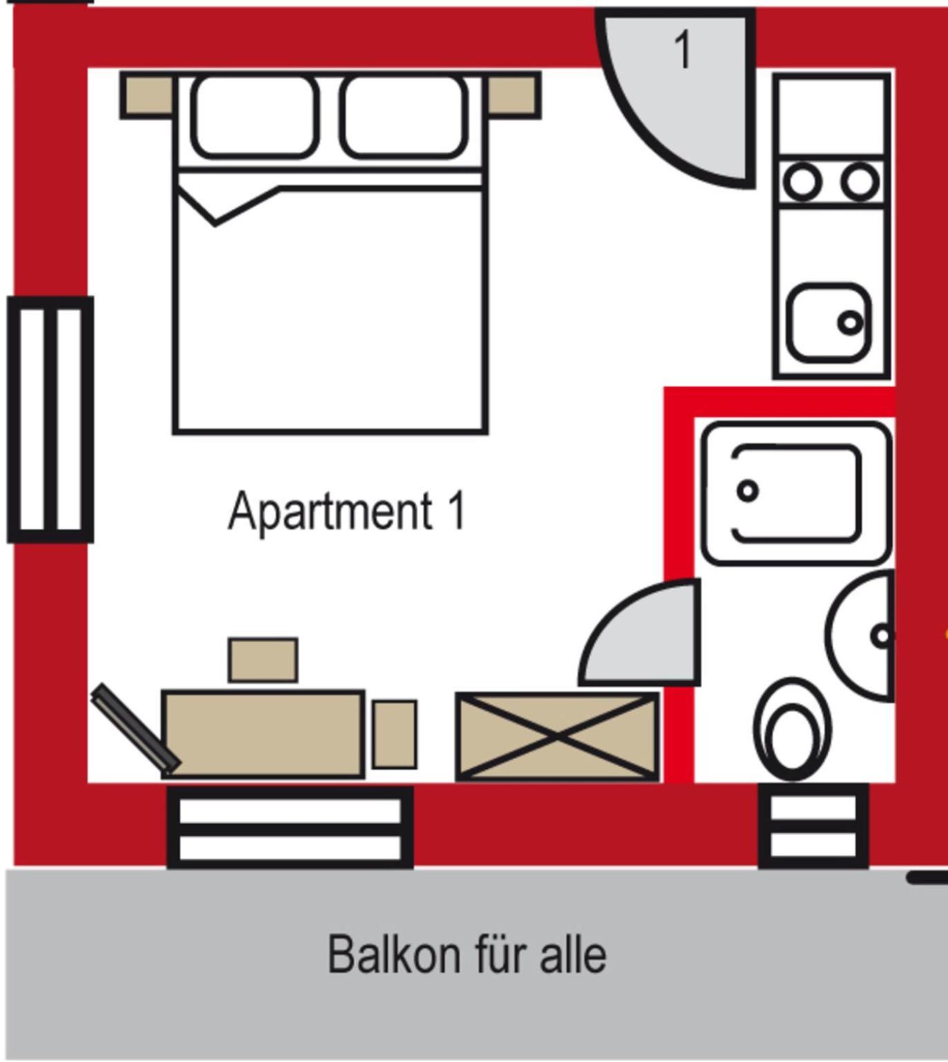 App 1 - Farbennest Mit Fruehstueck Teekueche, Sommerbergbahnen Inkl Tannheim Eksteriør billede